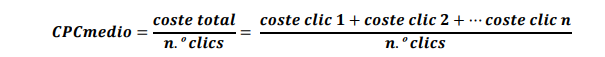 Calculo del CPC Medio